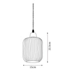 Rardenfern Ceramic Pendant Light-Moonnatur