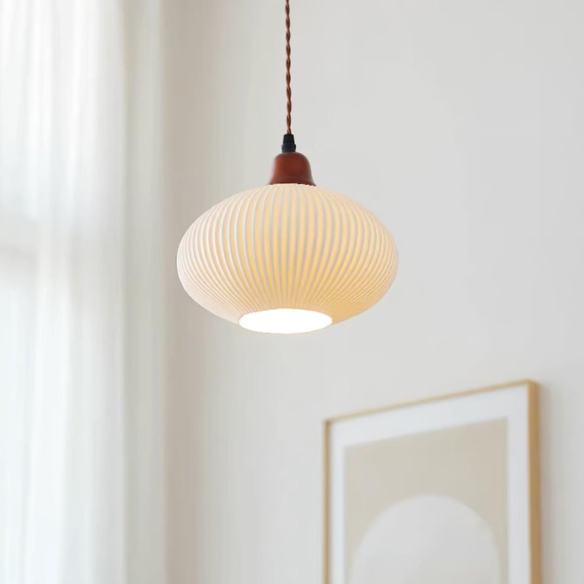 Rardenfern Ceramic Pendant Light-Moonnatur