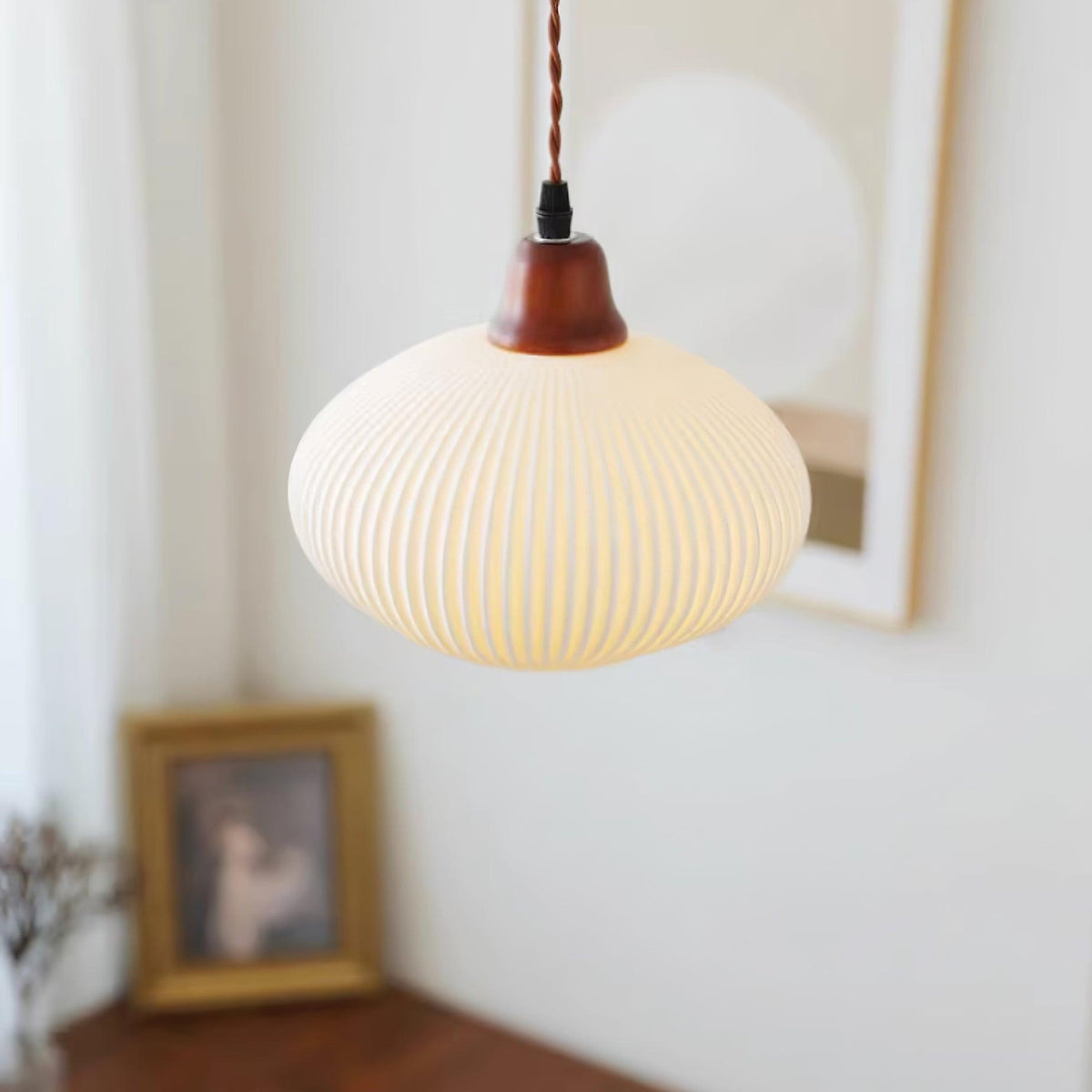 Rardenfern Ceramic Pendant Light-Moonnatur