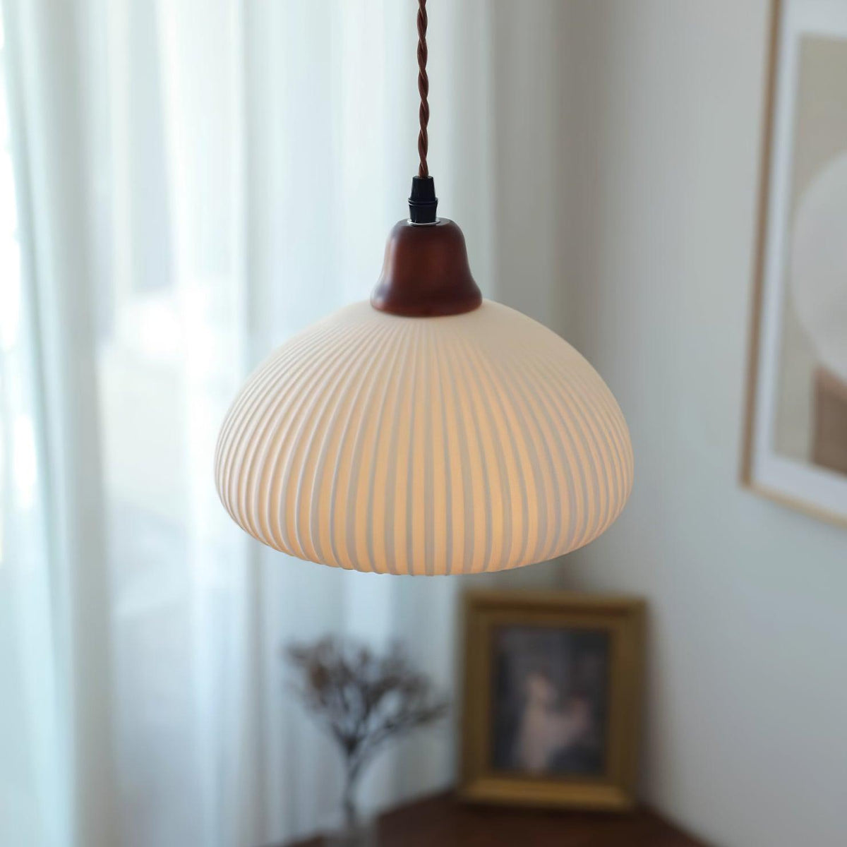 Rardenfern Ceramic Pendant Light-Moonnatur