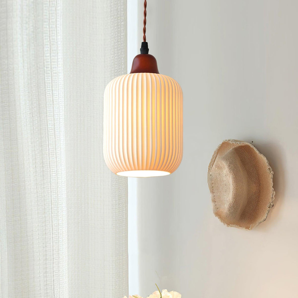 Rardenfern Ceramic Pendant Light-Moonnatur