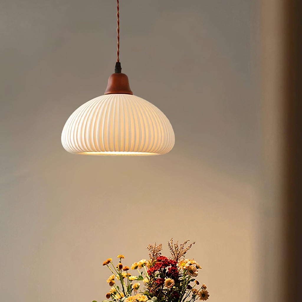 Rardenfern Ceramic Pendant Light-Moonnatur