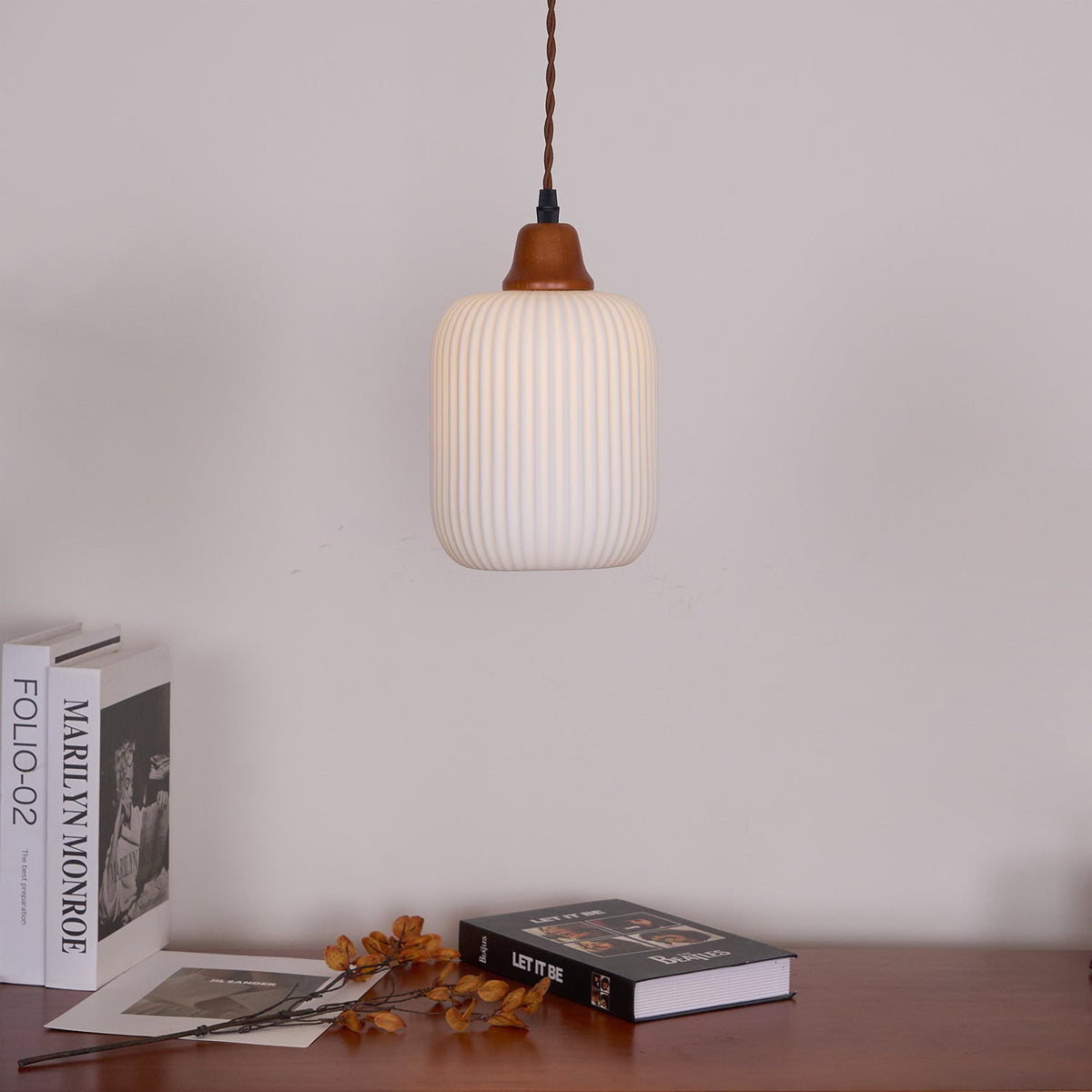 Rardenfern Ceramic Pendant Light-Moonnatur