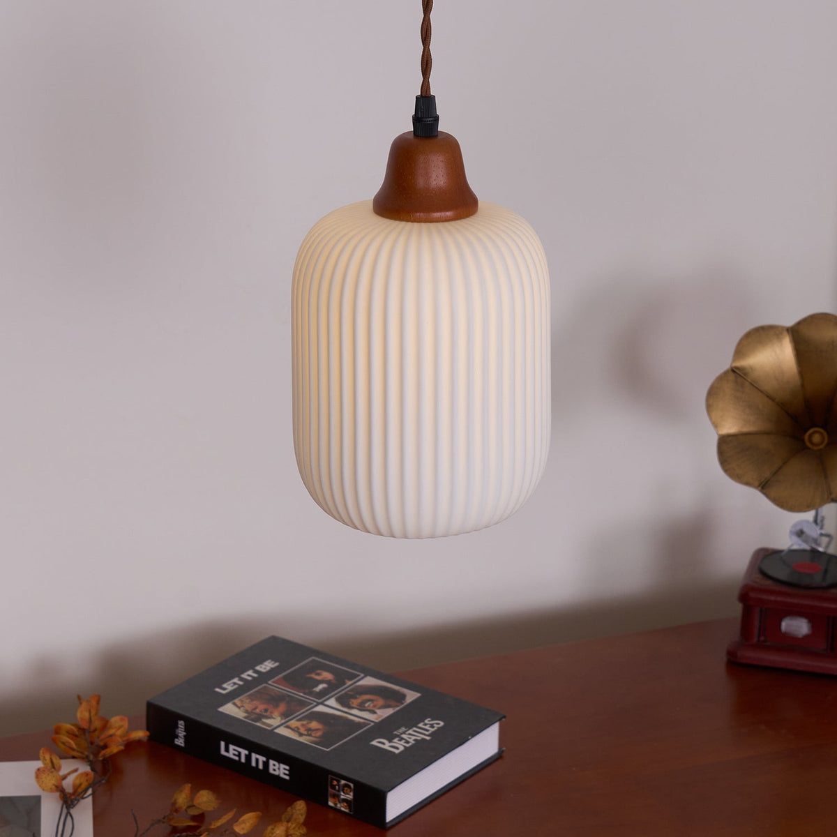 Rardenfern Ceramic Pendant Light-Moonnatur
