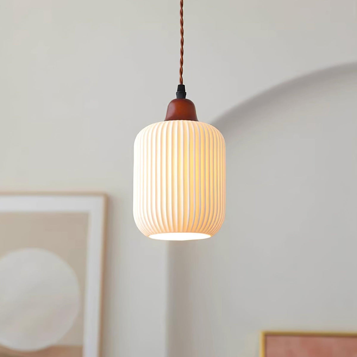 Rardenfern Ceramic Pendant Light-Moonnatur