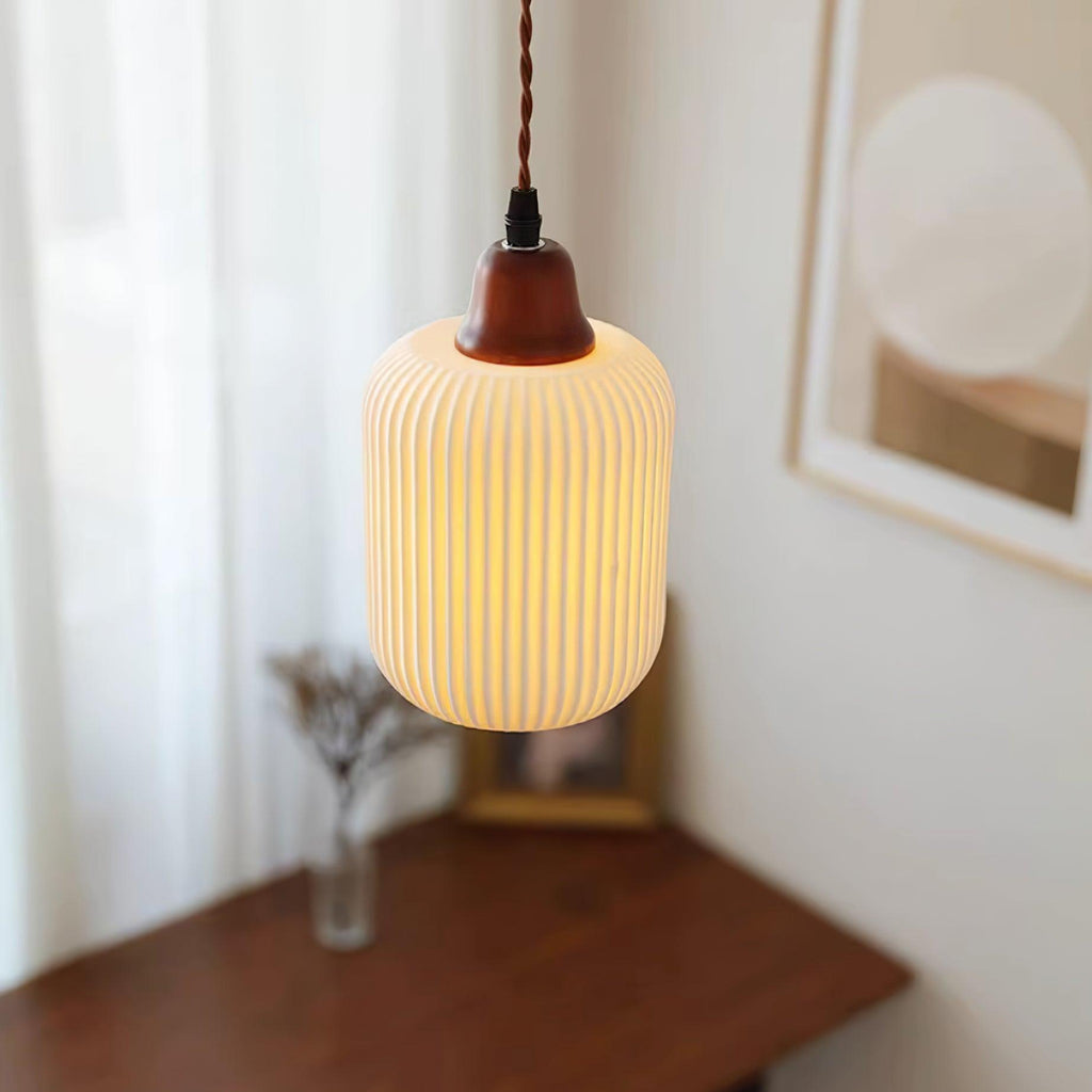 Rardenfern Ceramic Pendant Light-Moonnatur