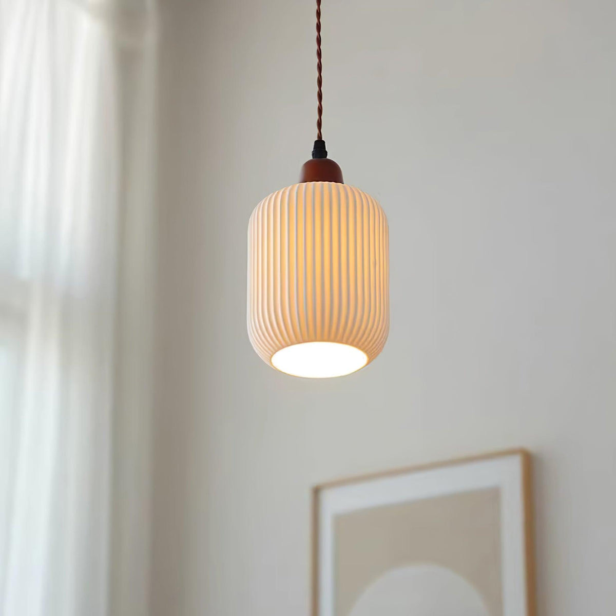 Rardenfern Ceramic Pendant Light-Moonnatur