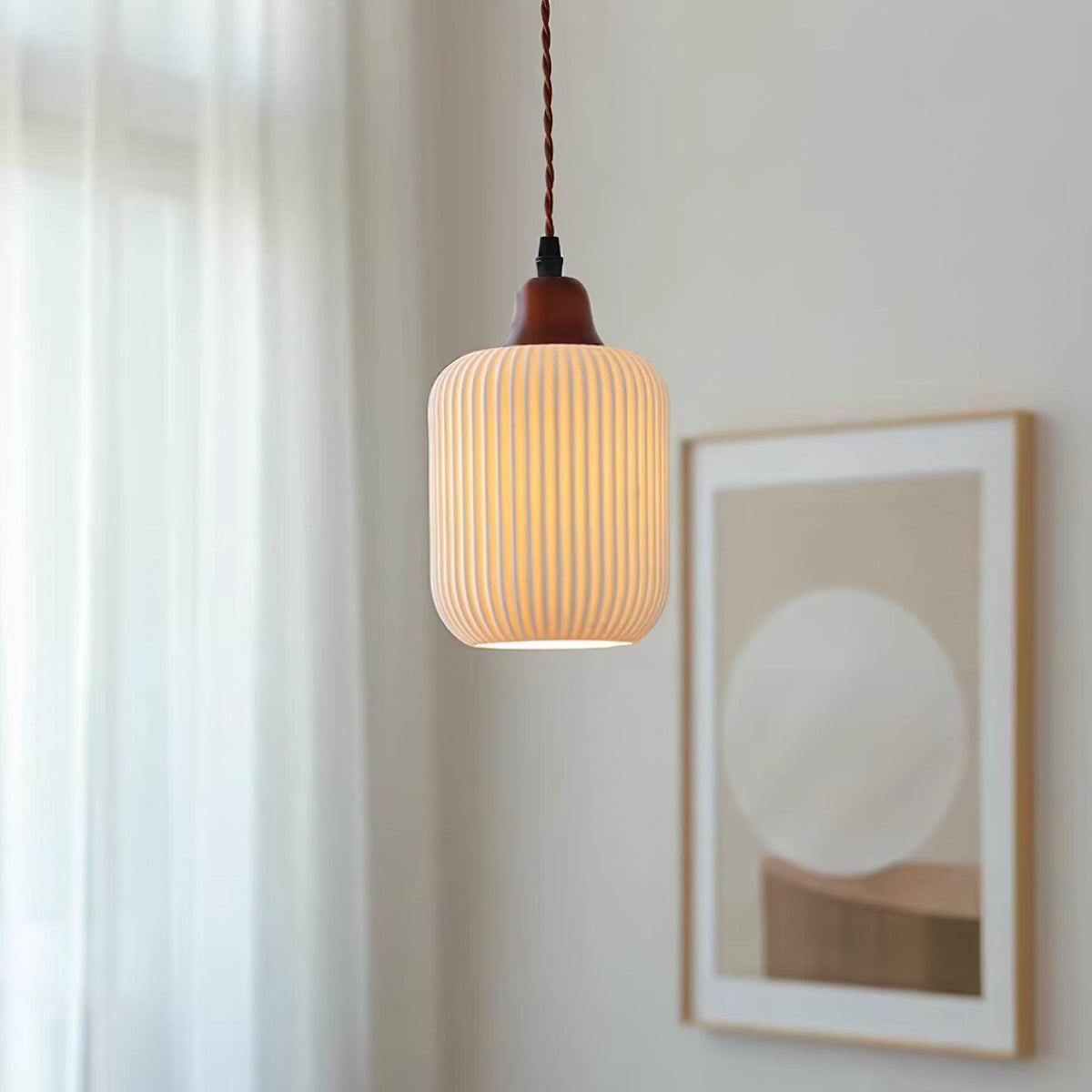 Rardenfern Ceramic Pendant Light-Moonnatur