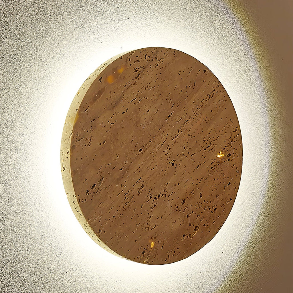 Aberhaven Travertine Wall Light-Moonnatur