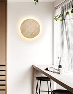 Aberhaven Travertine Wall Light-Moonnatur