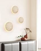Aberhaven Travertine Wall Light-Moonnatur