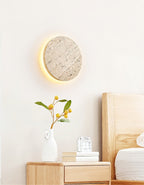 Aberhaven Travertine Wall Light-Moonnatur