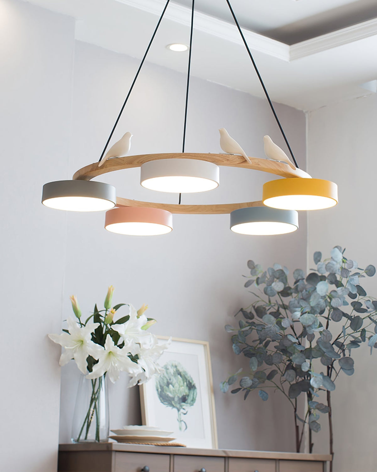 Yarrellynne Resin Pendant Light-Moonnatur