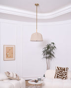 Alwyniel Linen Pendant Light-Moonnatur