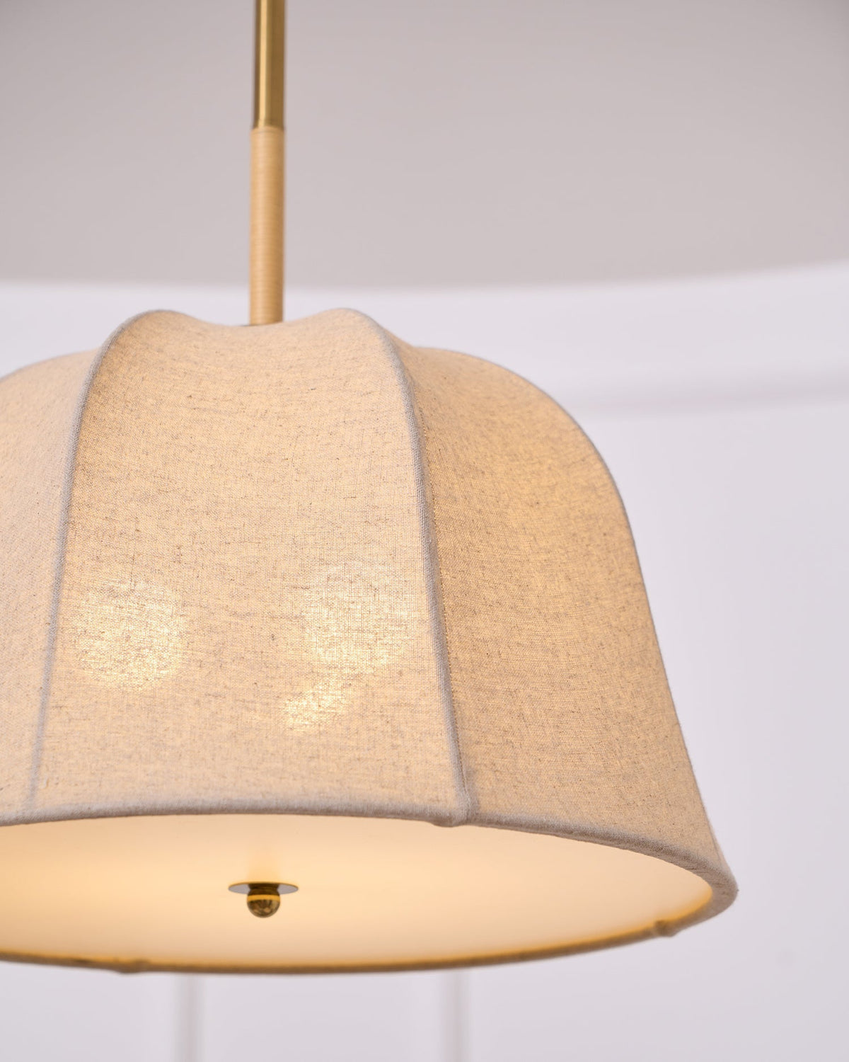 Alwyniel Linen Pendant Light-Moonnatur