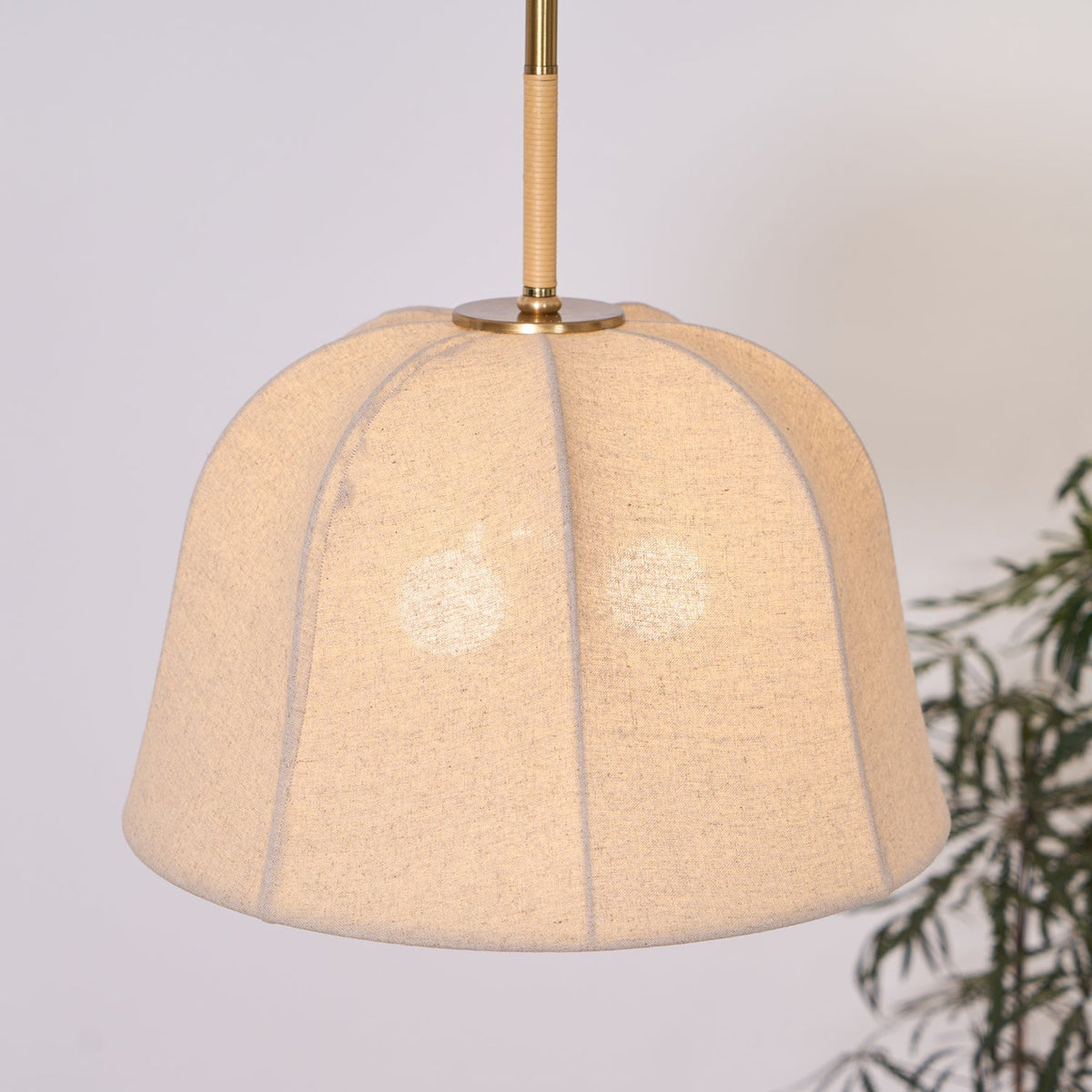 Alwyniel Linen Pendant Light-Moonnatur