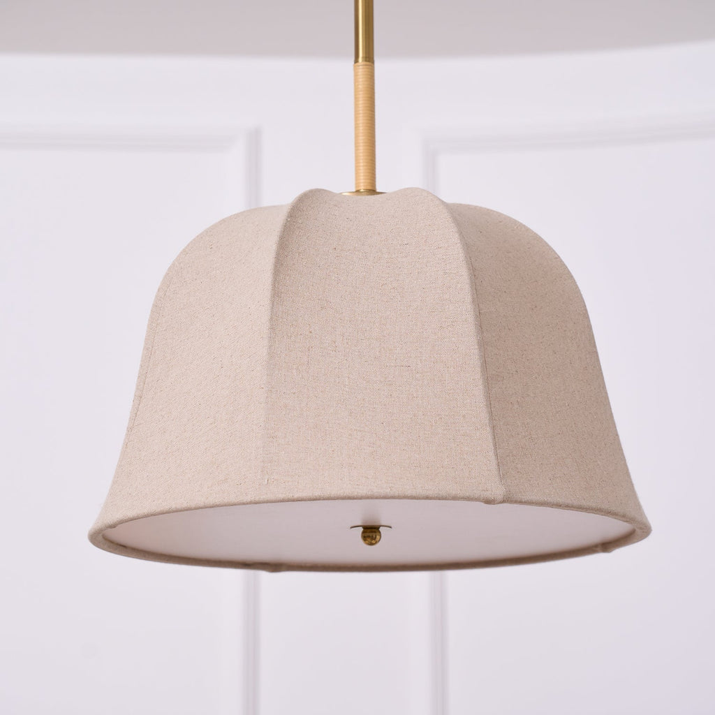 Alwyniel Linen Pendant Light-Moonnatur