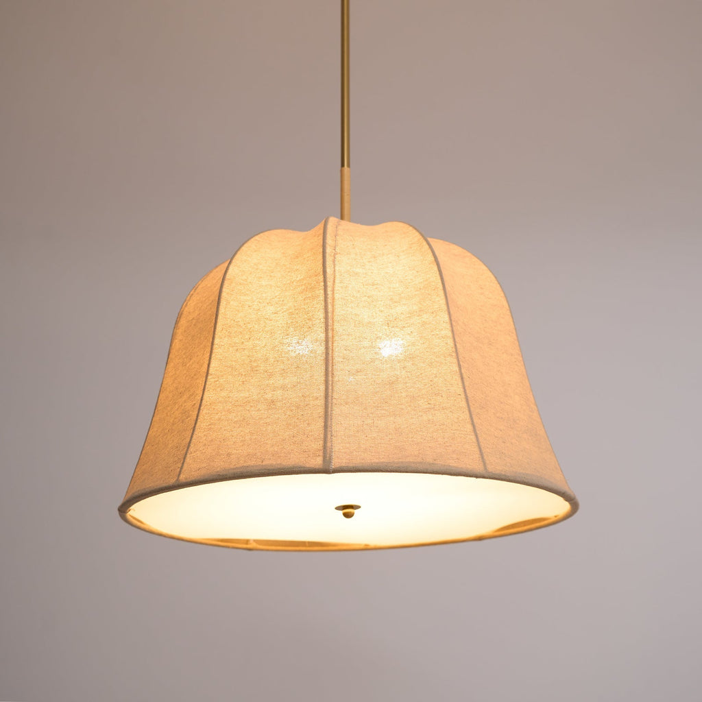 Corenhaven Linen Pendant Light-Moonnatur
