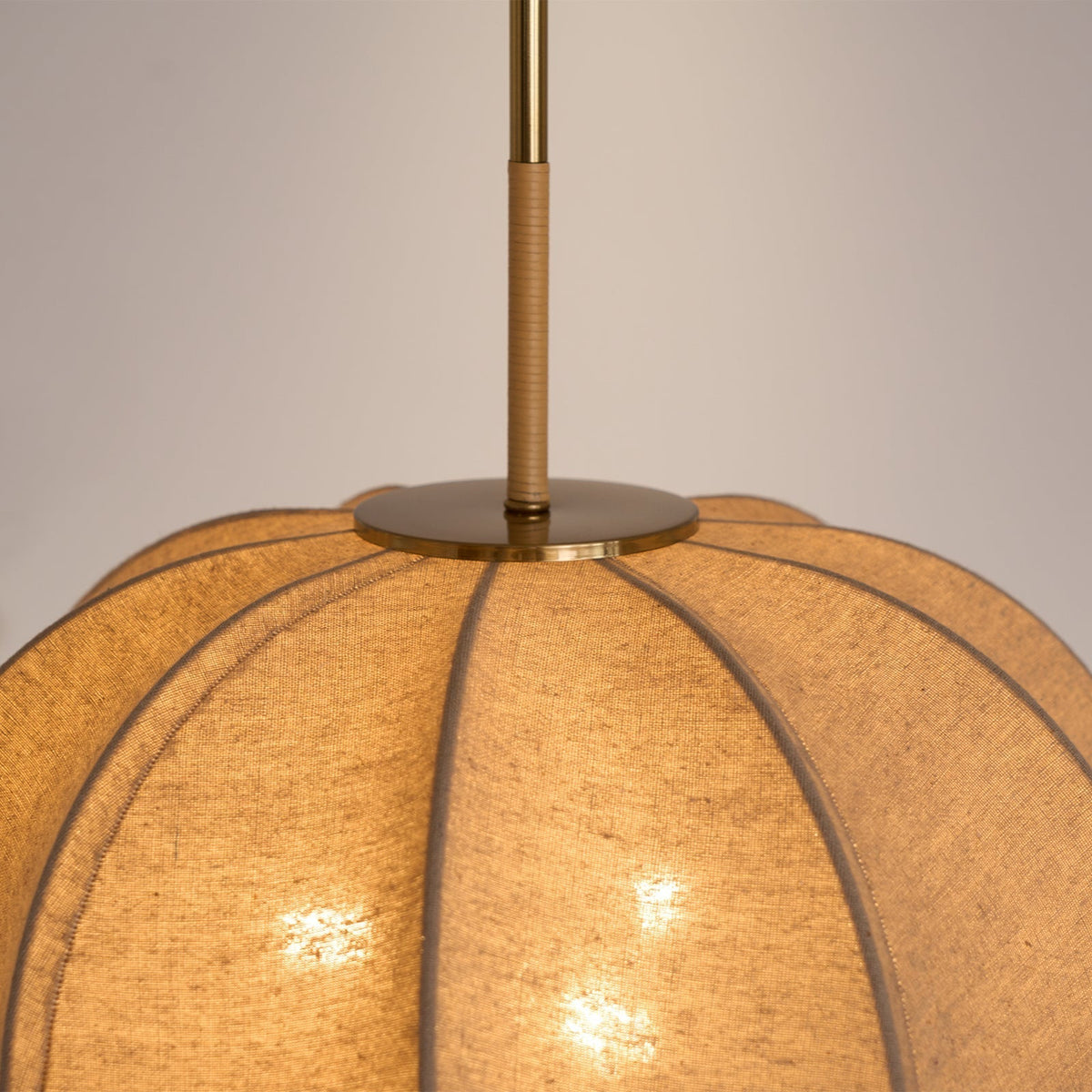 Corenhaven Linen Pendant Light-Moonnatur