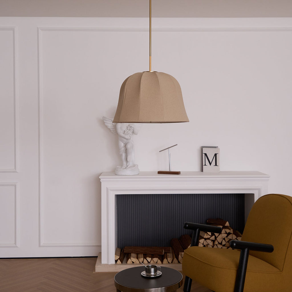 Corenhaven Linen Pendant Light-Moonnatur