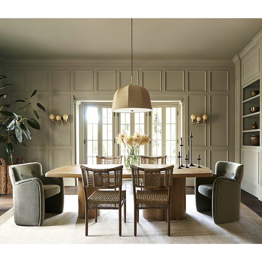 Alwyniel Linen Pendant Light-Moonnatur