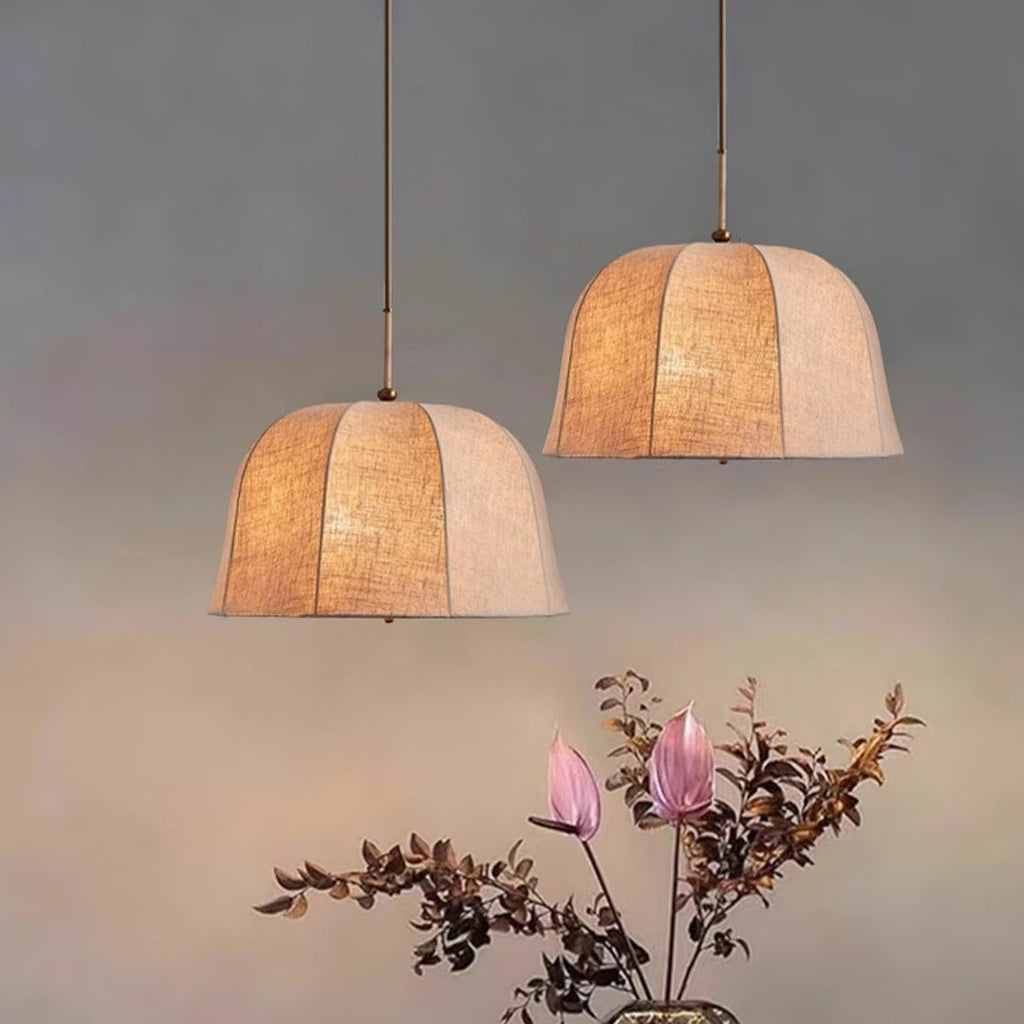 Corenhaven Linen Pendant Light-Moonnatur