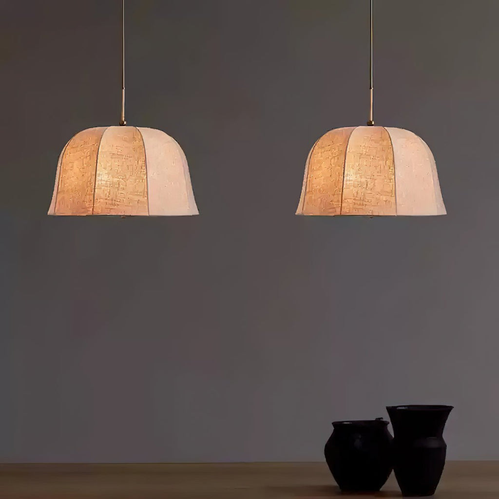 Corenhaven Linen Pendant Light-Moonnatur