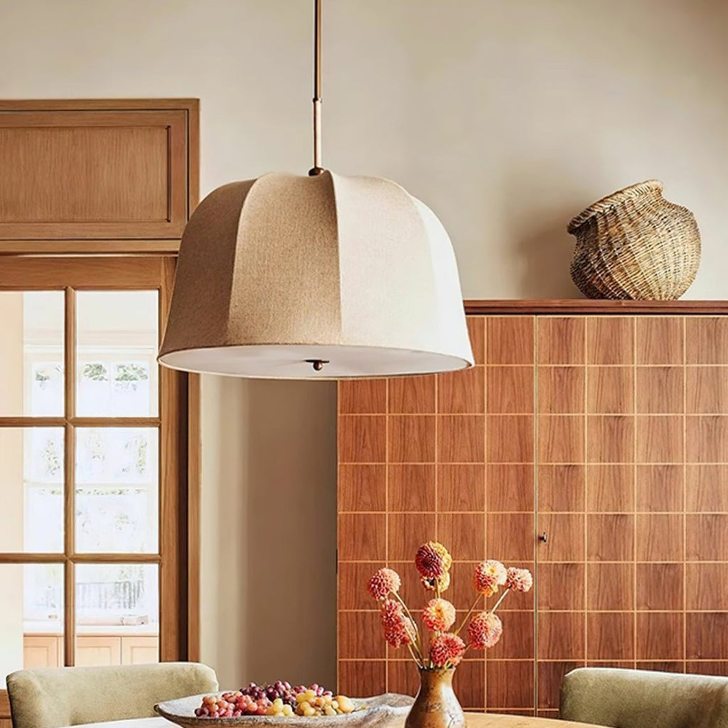 Corenhaven Linen Pendant Light-Moonnatur
