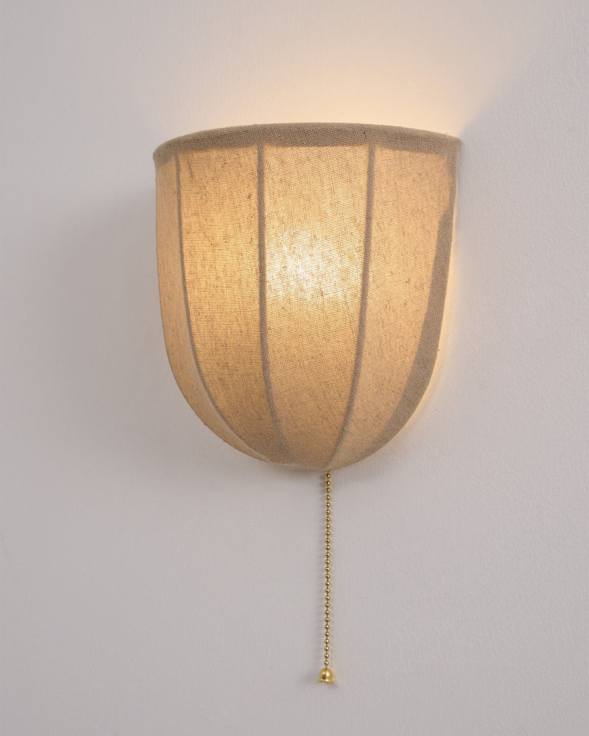 Junune Linen Wall Light-Moonnatur
