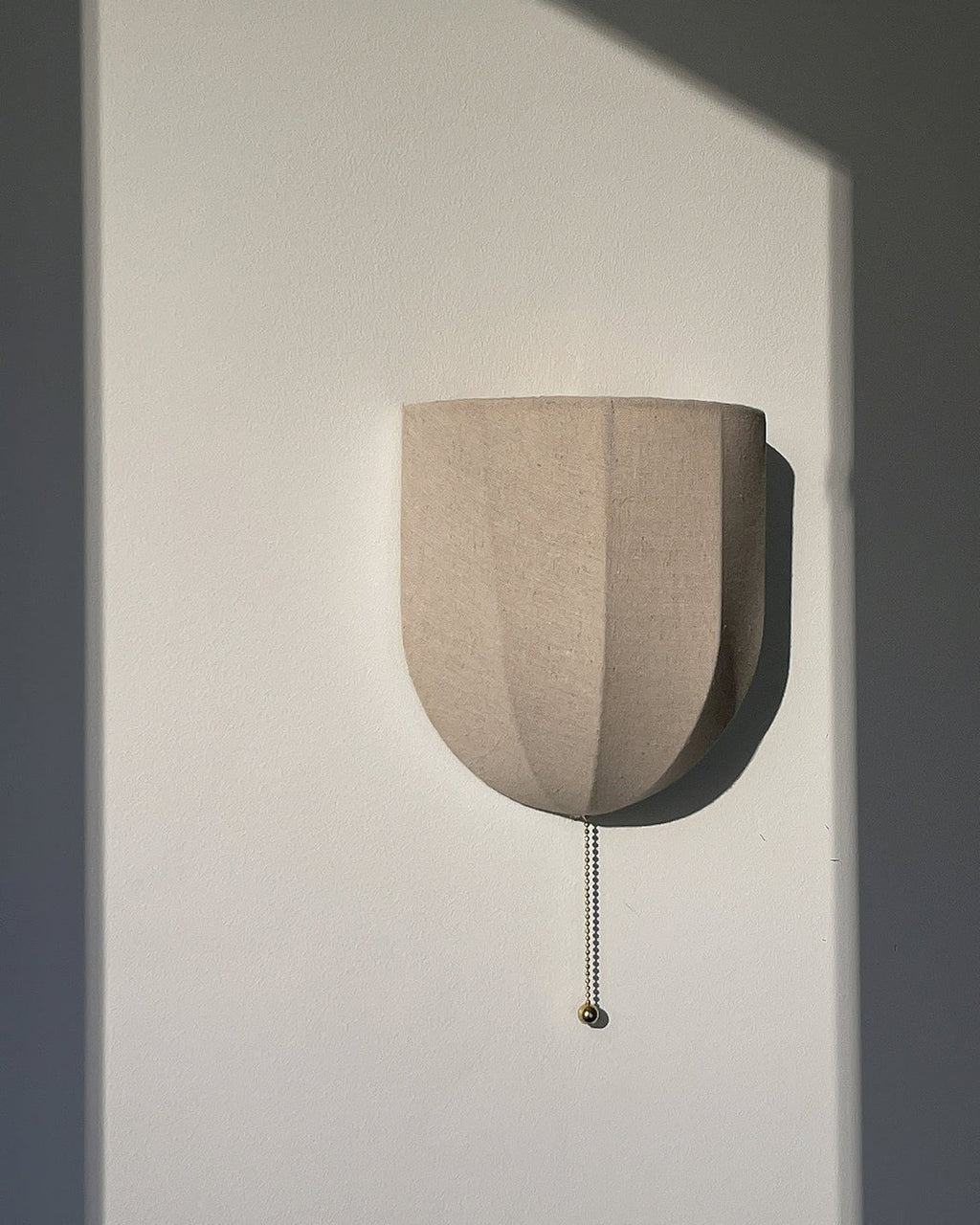 Junune Linen Wall Light-Moonnatur