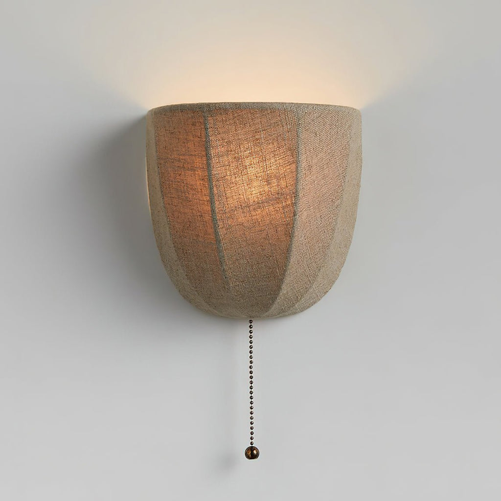 Junune Linen Wall Light-Moonnatur