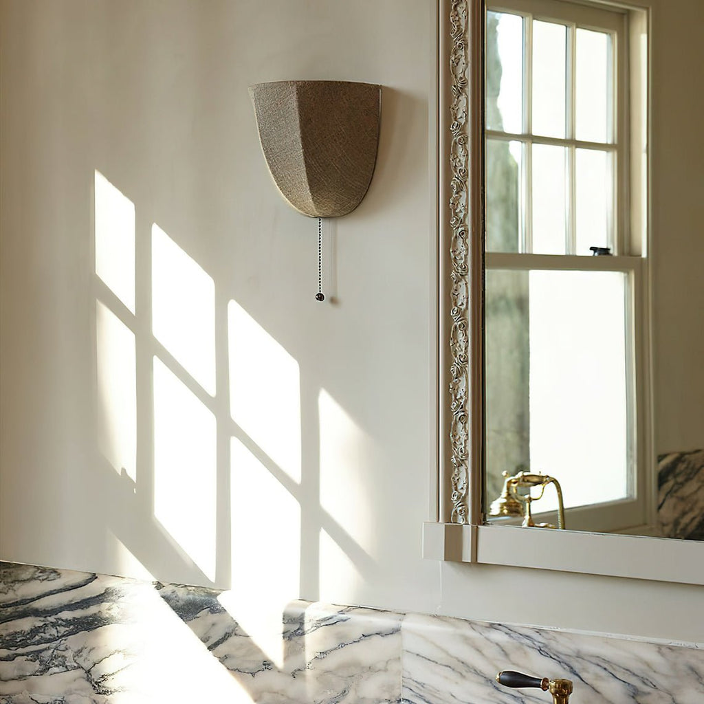 Junune Linen Wall Light-Moonnatur