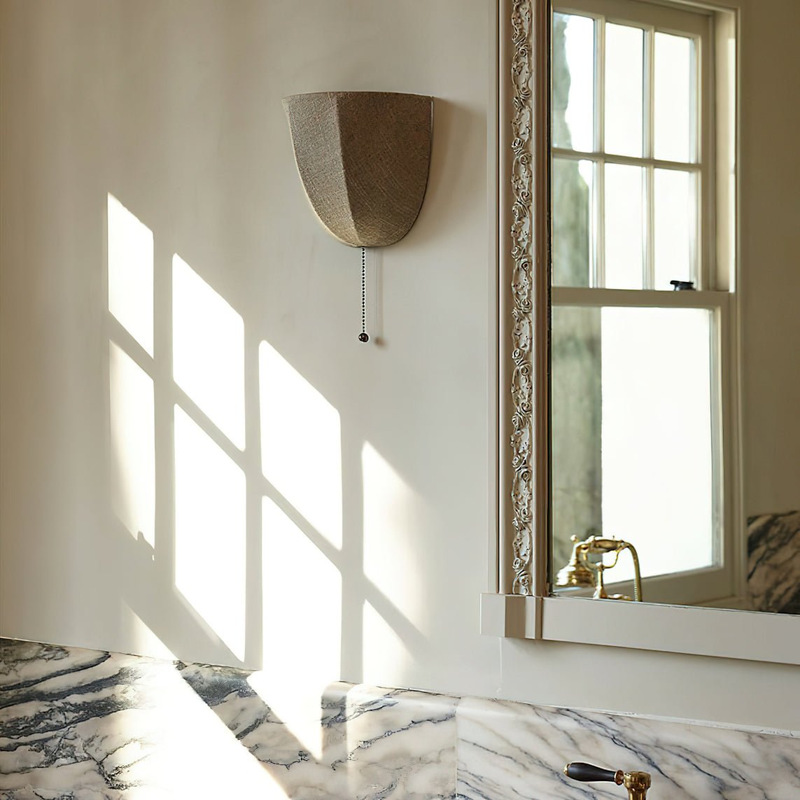 Junune Linen Wall Light-Moonnatur