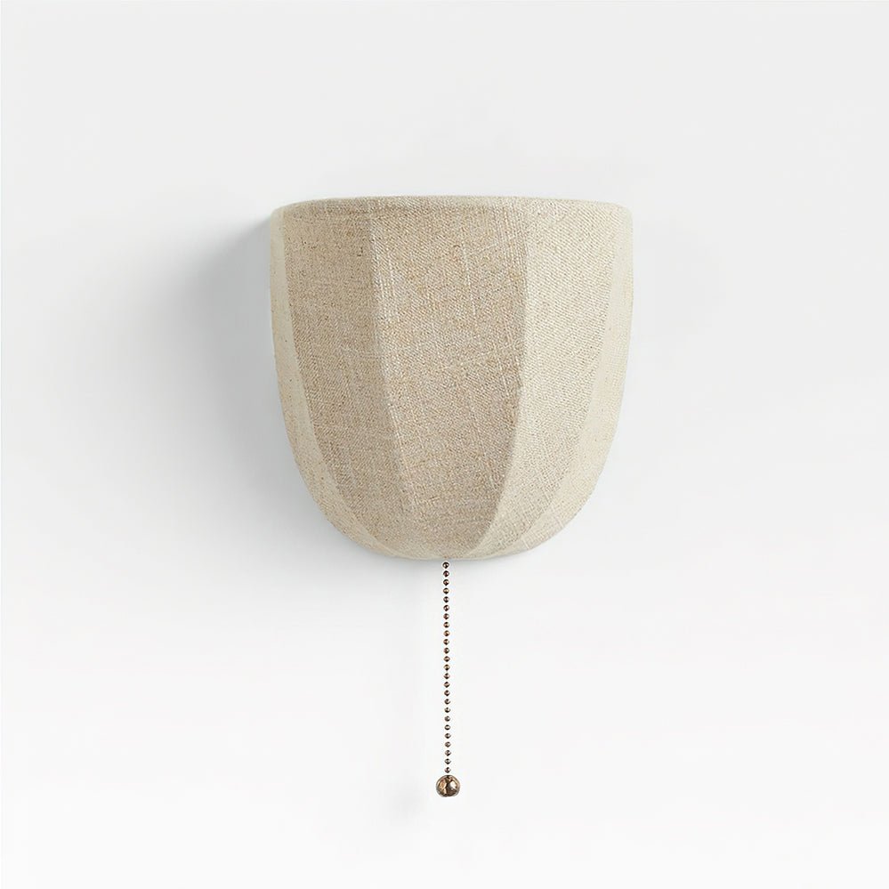 Junune Linen Wall Light-Moonnatur