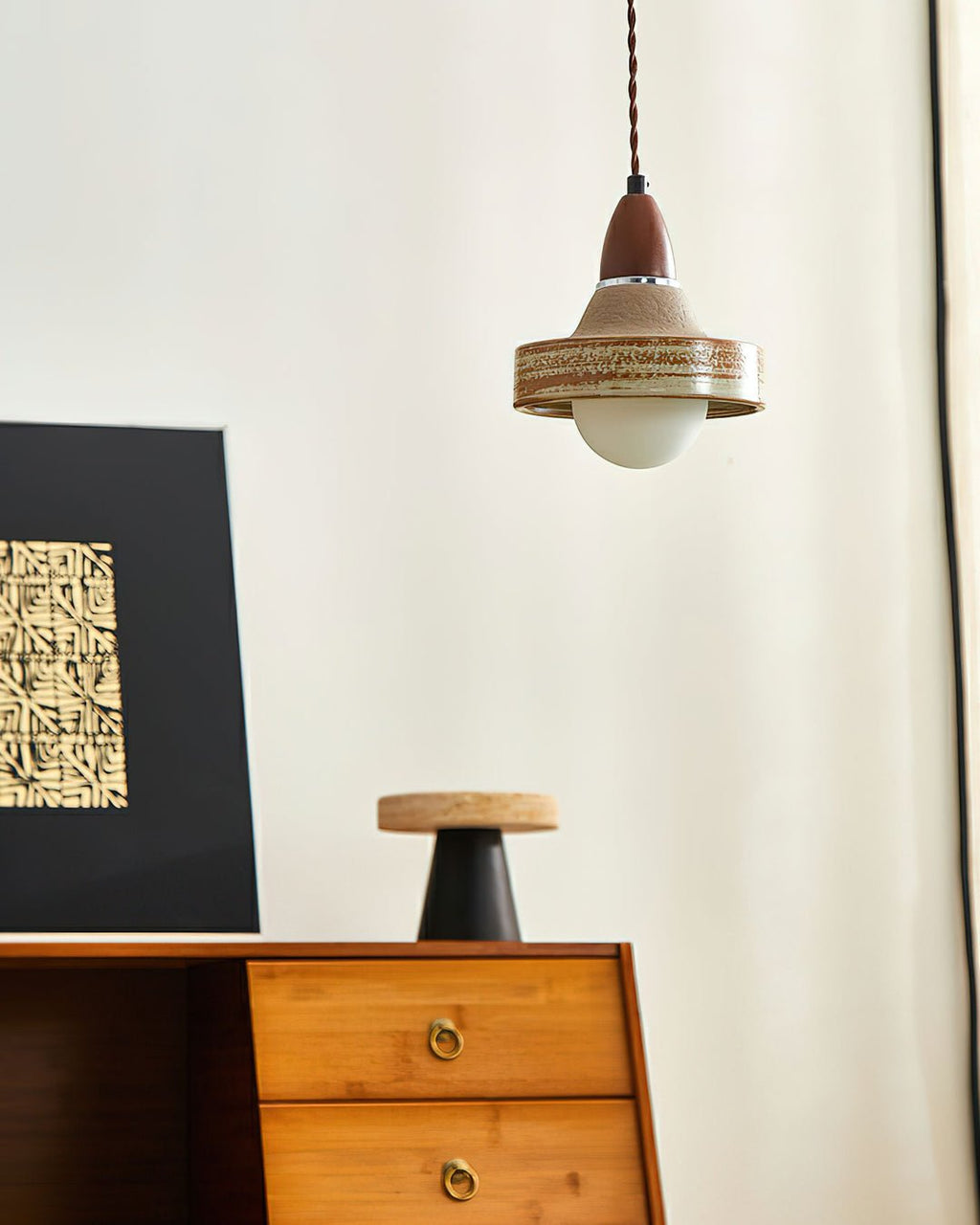 Trevenella Ceramic Pendant Light-Moonnatur