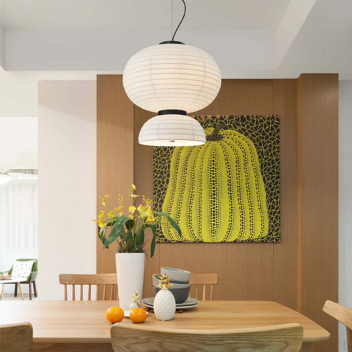 Ralenia Silk Pendant Light-Moonnatur