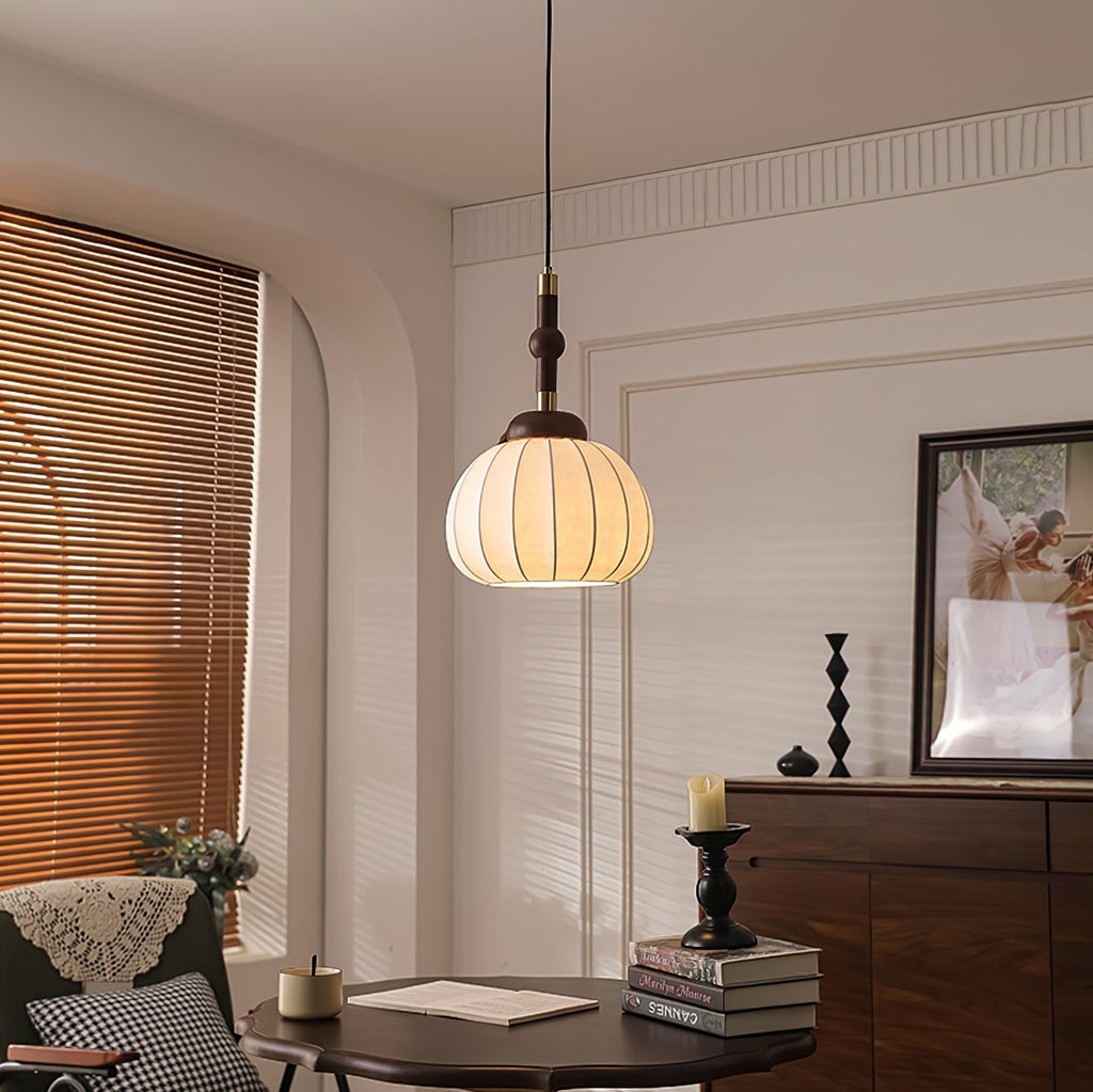 Isenune Silk Pendant Light-Moonnatur