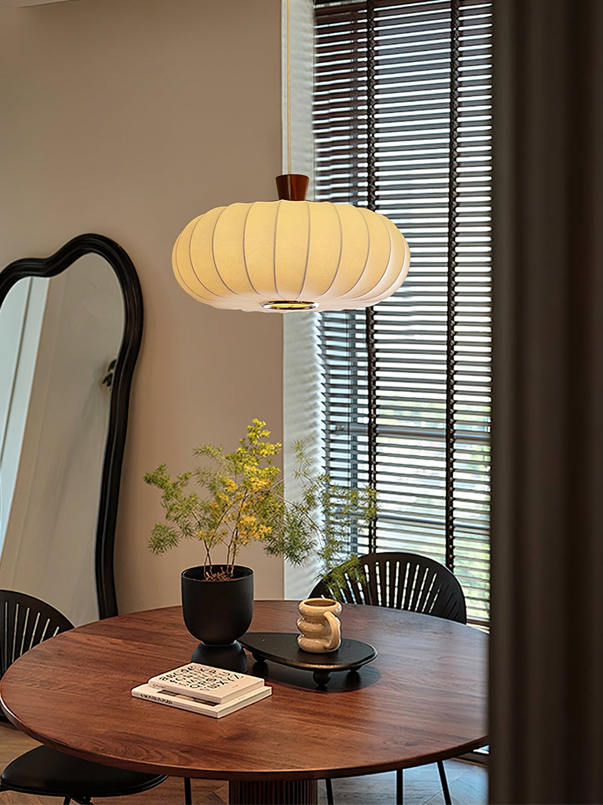 Iverlyn Silk Pendant Light-Moonnatur