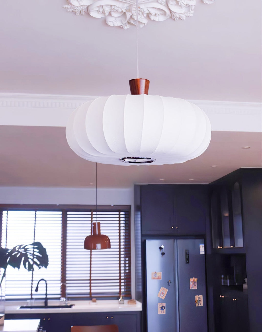 Iverlyn Silk Pendant Light-Moonnatur