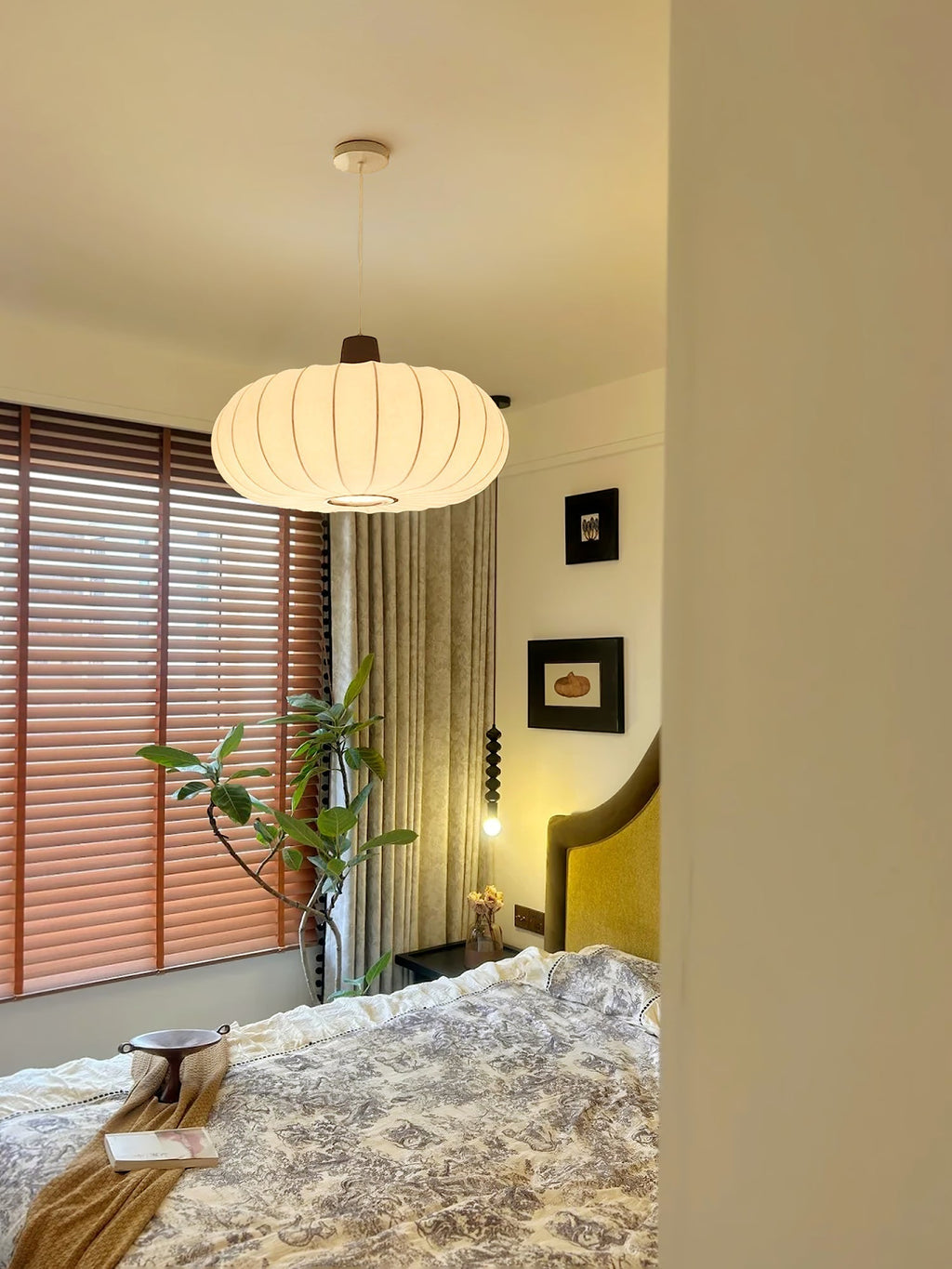 Iverlyn Silk Pendant Light-Moonnatur
