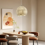 Floriel Silk Pendant Light-Moonnatur