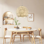 Floriel Silk Pendant Light-Moonnatur