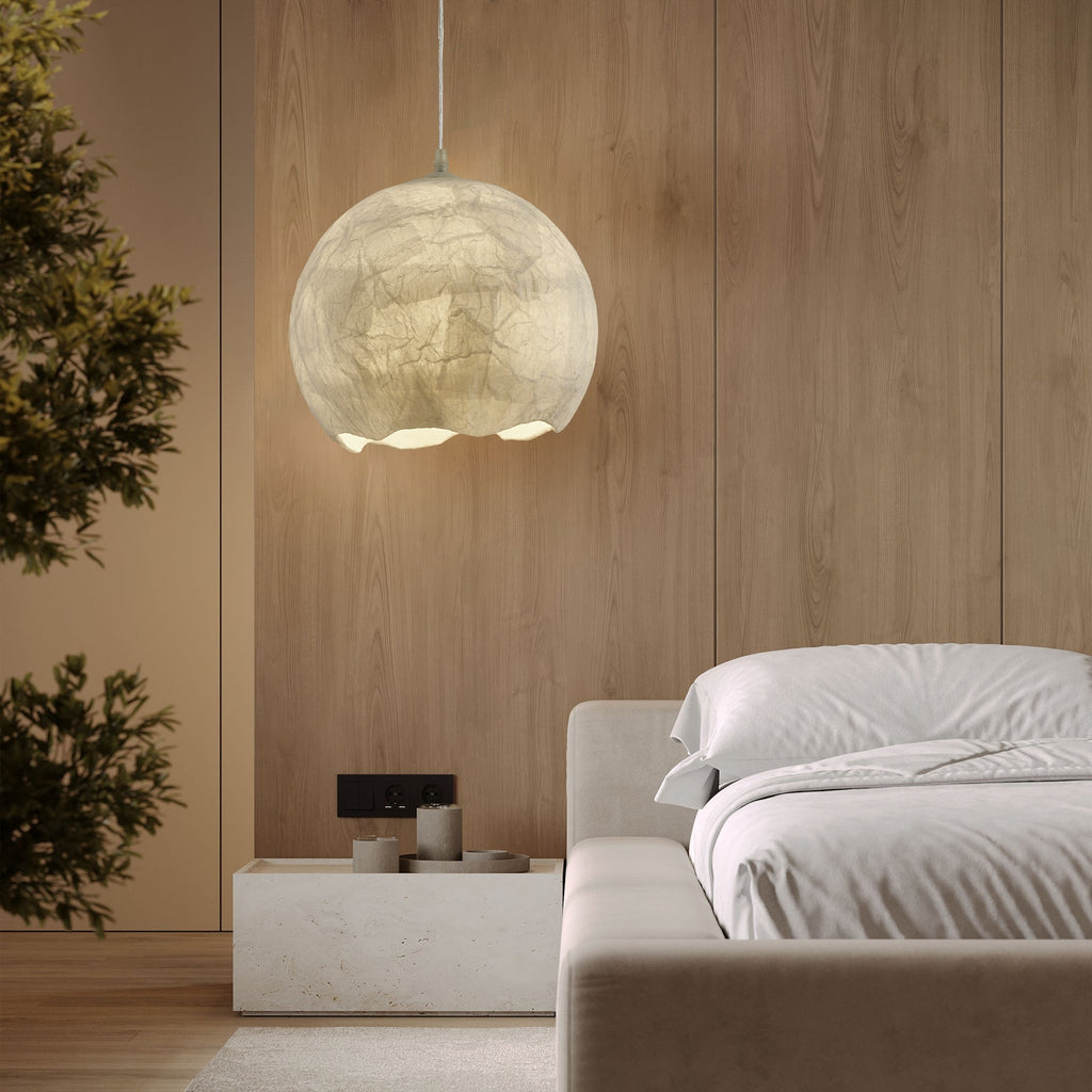 Floriel Silk Pendant Light-Moonnatur