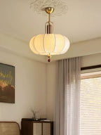Lowenwyn Silk Pendant Light-Moonnatur