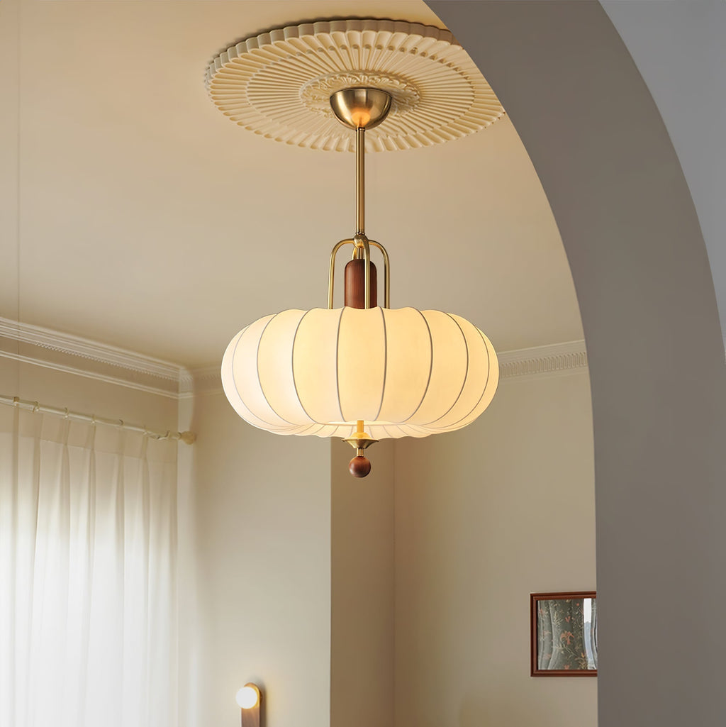 Lowenwyn Silk Pendant Light-Moonnatur
