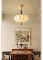 Lowenwyn Silk Pendant Light-Moonnatur