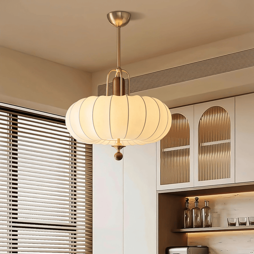 Lowenwyn Silk Pendant Light-Moonnatur
