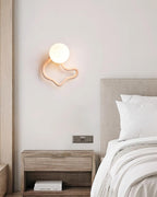 Lorrenrose Travertine Wall Light-Moonnatur
