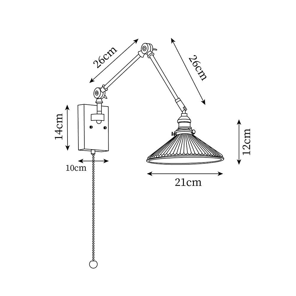 Corenorie Ceramic Wall Light-Moonnatur
