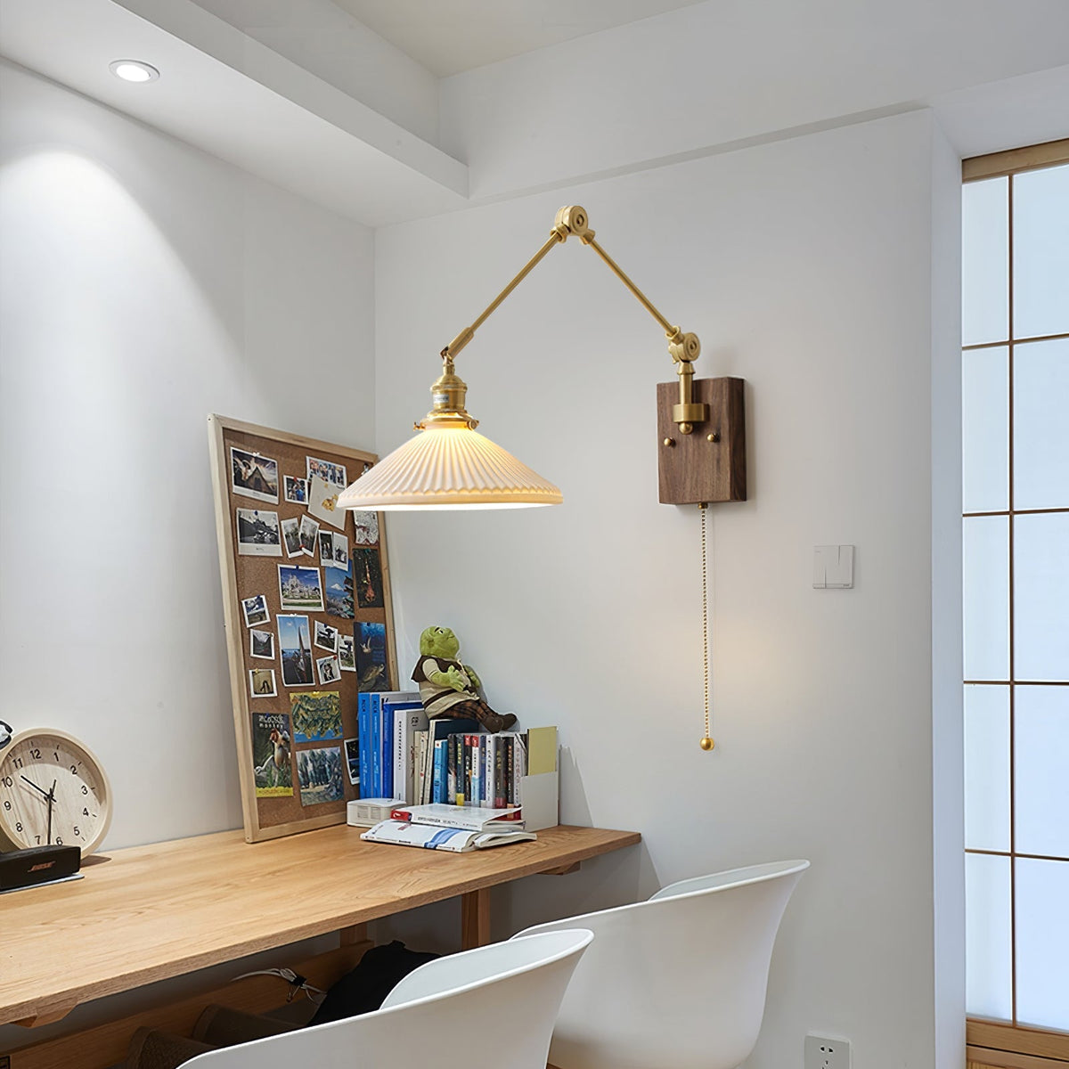 Corenorie Ceramic Wall Light-Moonnatur